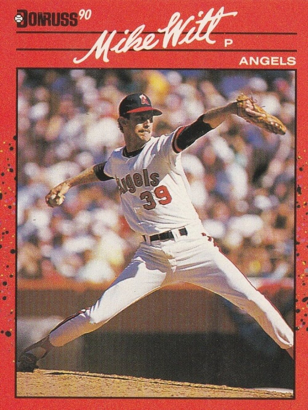 Mike Witt - Donruss 90 Baseball Card